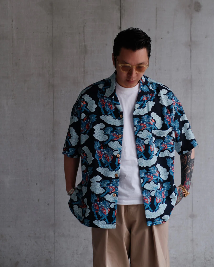 Kirin Printed Aloha Shirt - Image 3