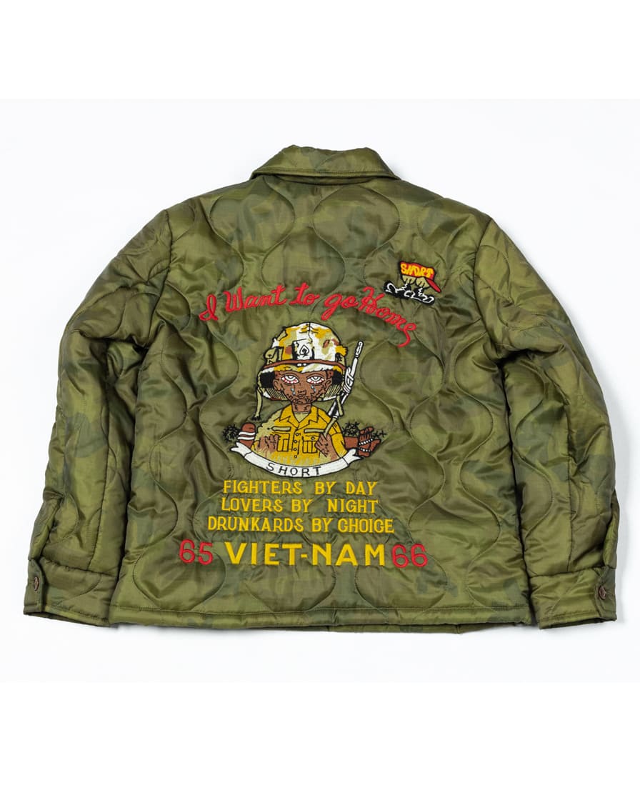Quilting Vietnam Satin Jacket - Image 11