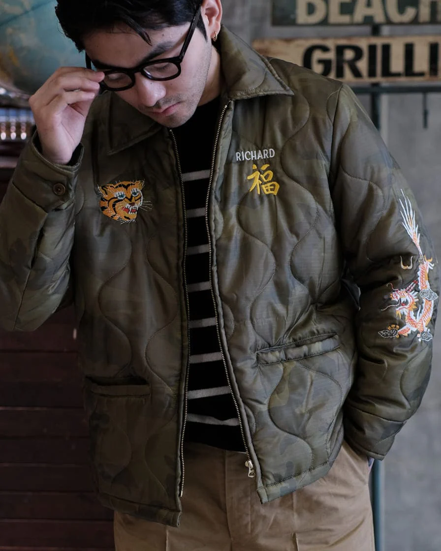 Quilting Vietnam Satin Jacket - Image 2