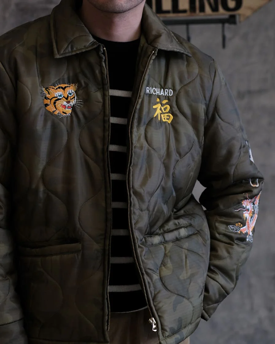 Quilting Vietnam Satin Jacket - Image 5