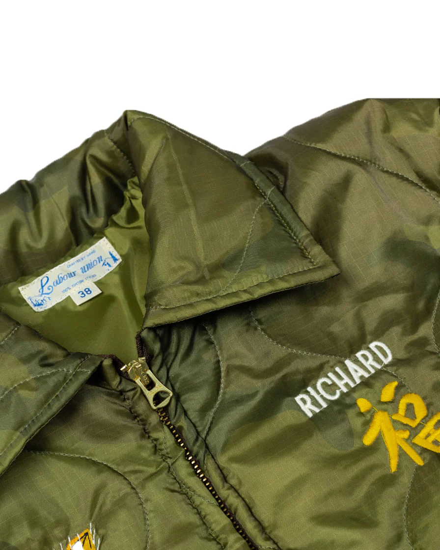 Quilting Vietnam Satin Jacket - Image 6