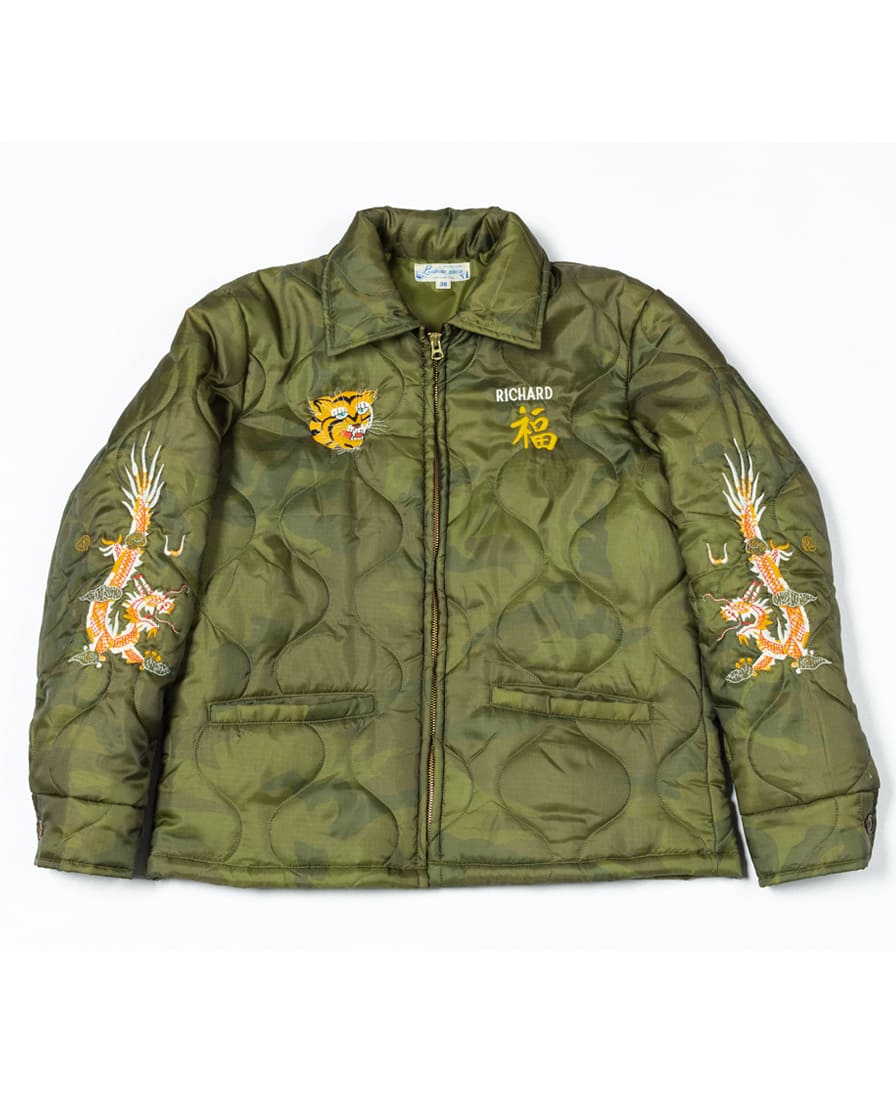 Quilting Vietnam Satin Jacket - Image 7