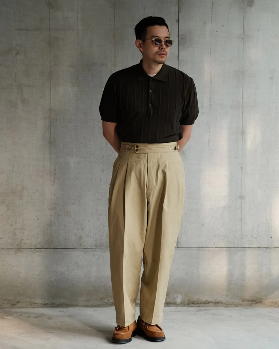 Ribbed Polo Shirt - Image 8