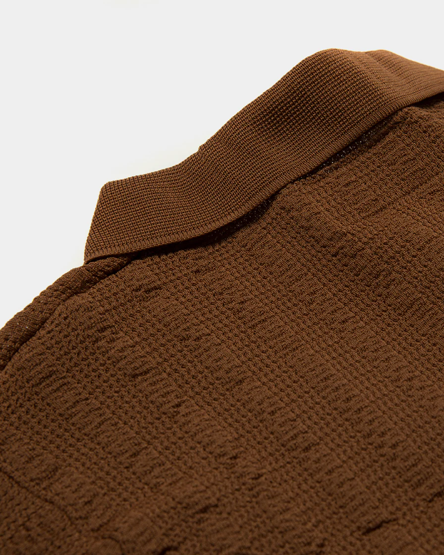 Rusty Jaquard Knit Polo Shirt - Image 8