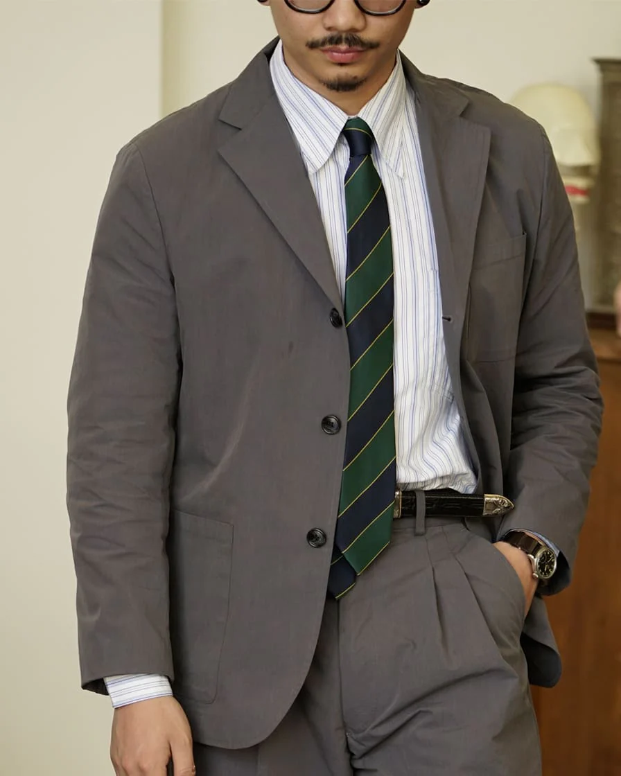 Salt Shrinking Gorge Lapel Chore Blazer - Image 6