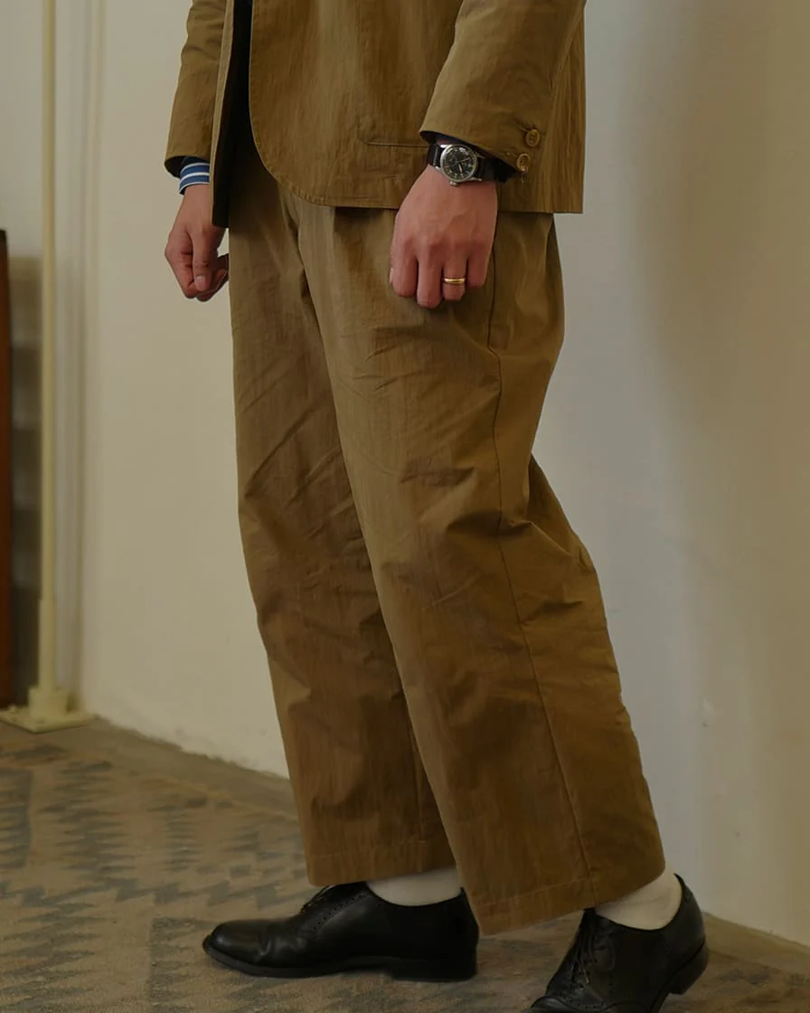 Salt Shrinking Wide Leg Trousers - Image 3