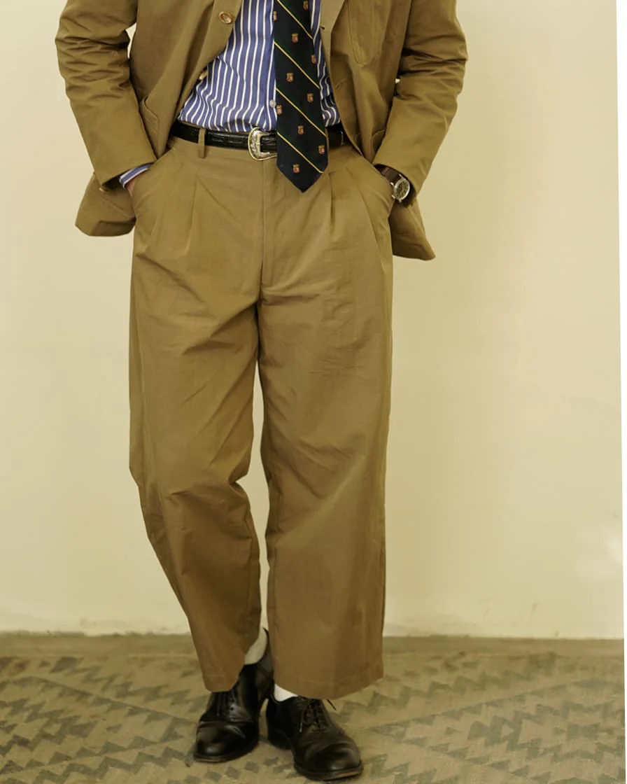 Salt Shrinking Wide Leg Trousers - Image 4