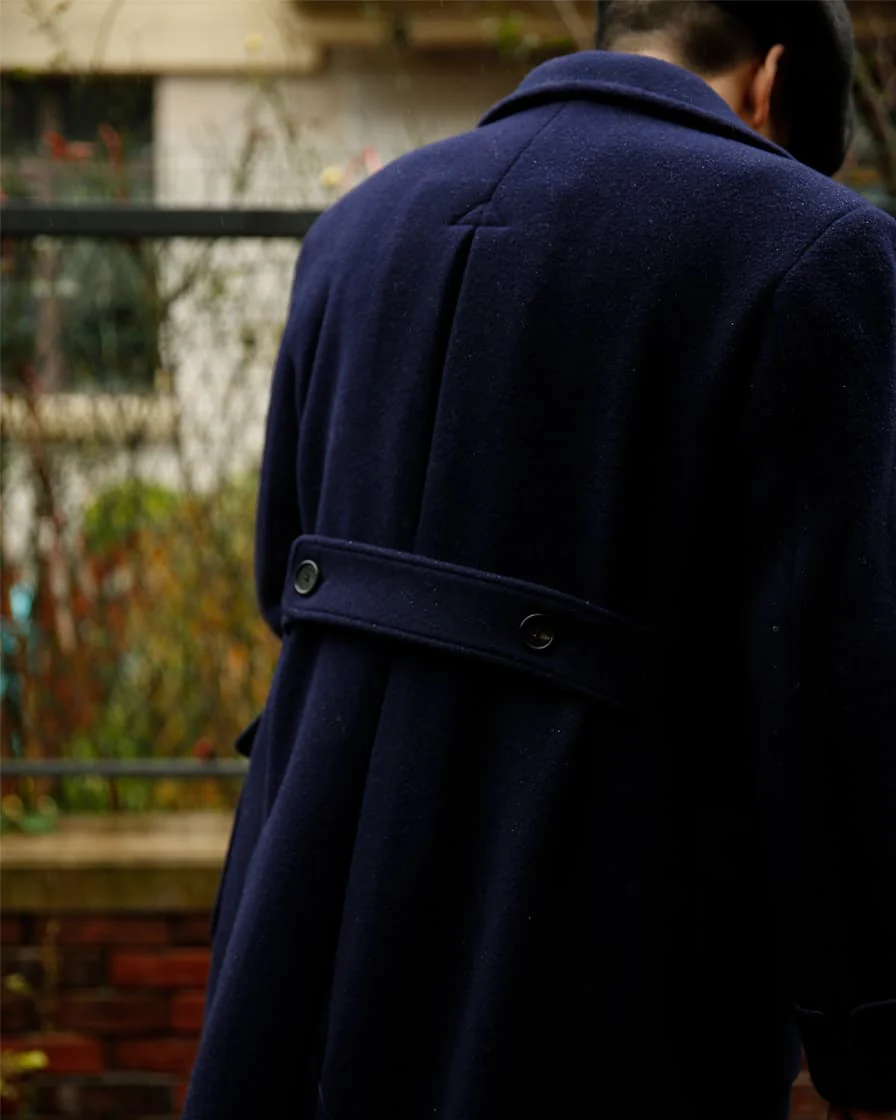 Sapphire Double-breasted Polo Coat - Image 4