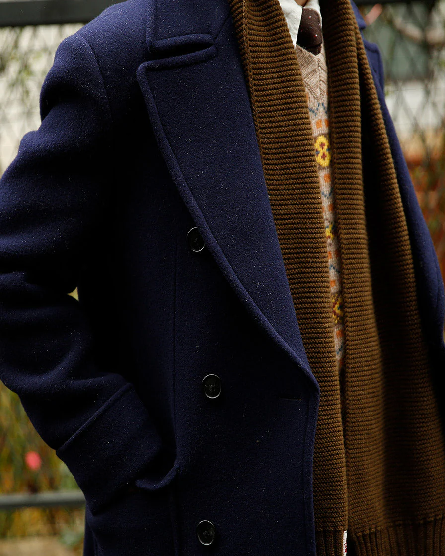 Sapphire Double-breasted Polo Coat - Image 5