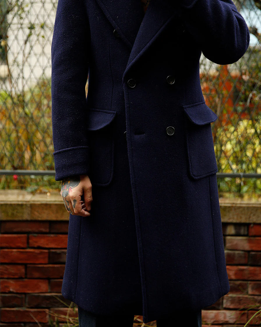 Sapphire Double-breasted Polo Coat - Image 6