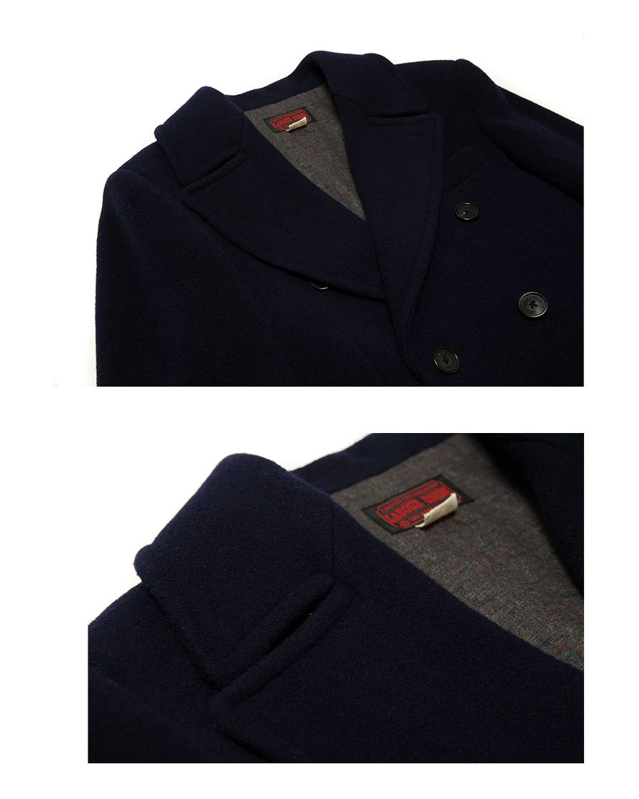 Sapphire Double-breasted Polo Coat - Image 7
