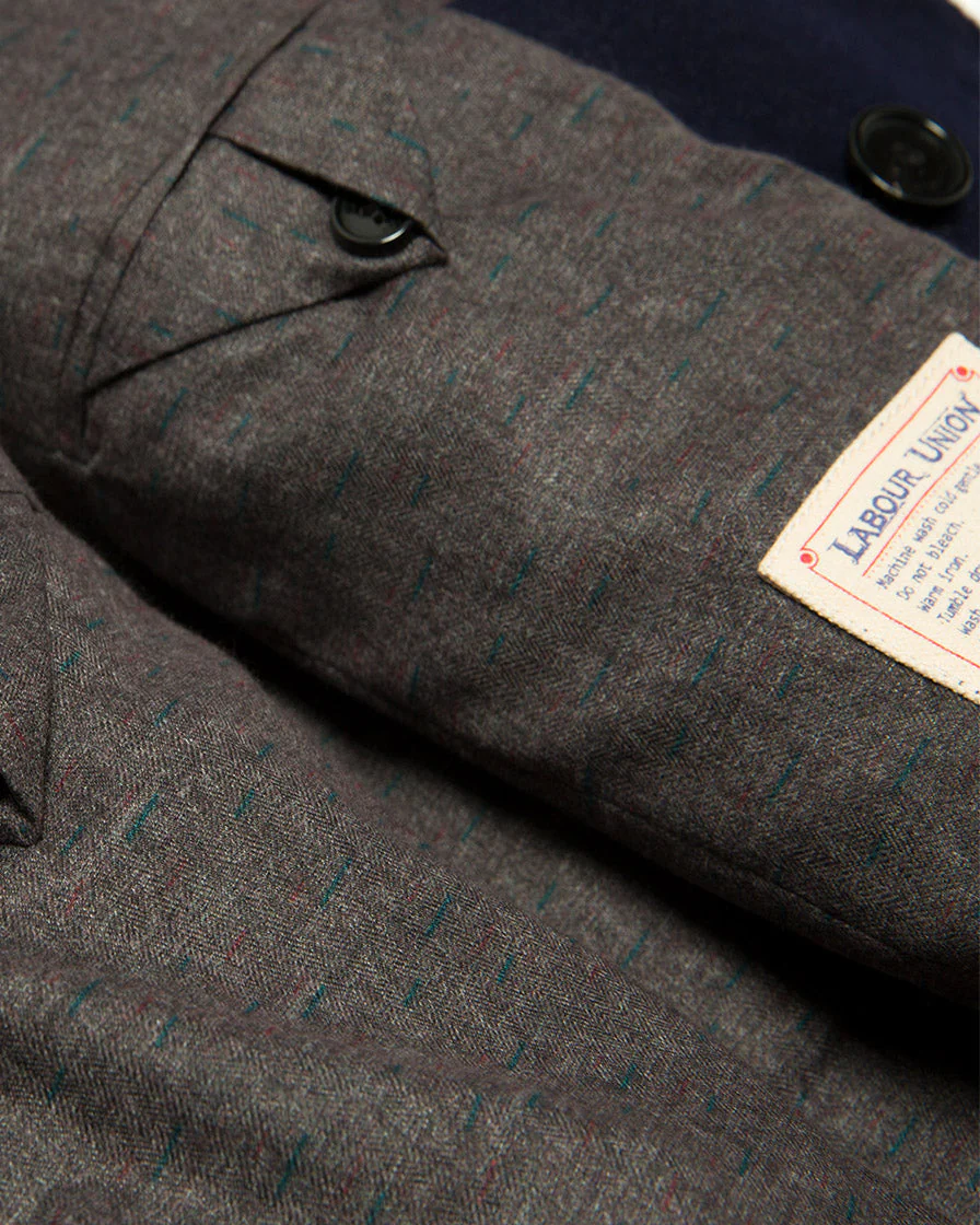 Sapphire Double-breasted Polo Coat - Image 9