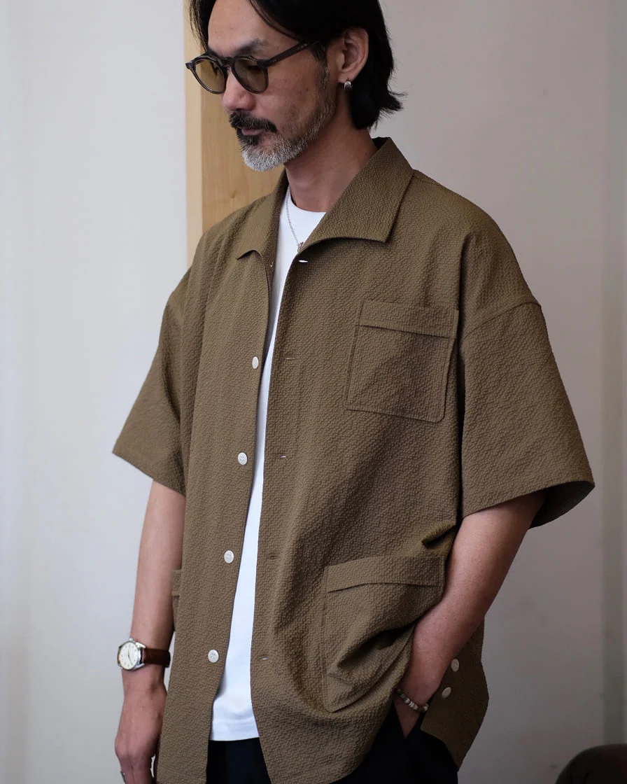 Seersucker hawaiian shirt - Image 6