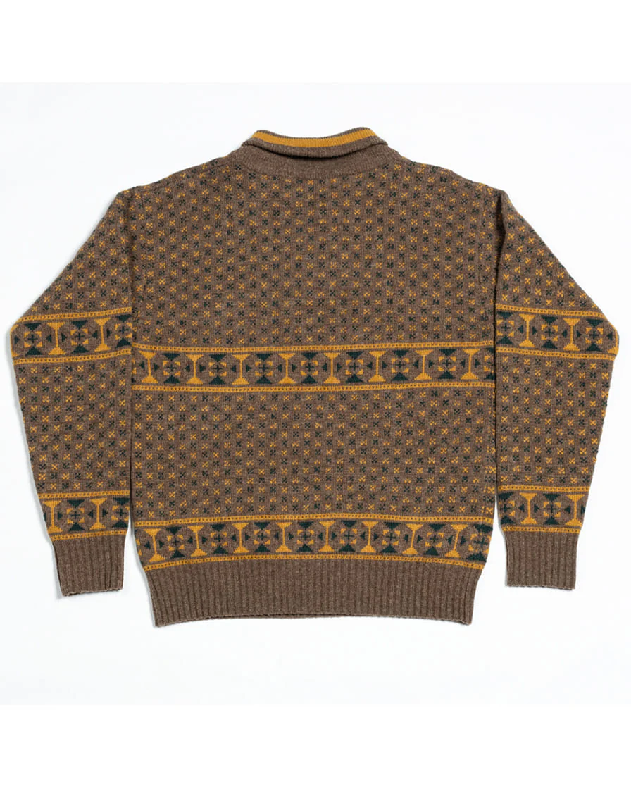 Shawl Collar Jumper Camel - Image 7