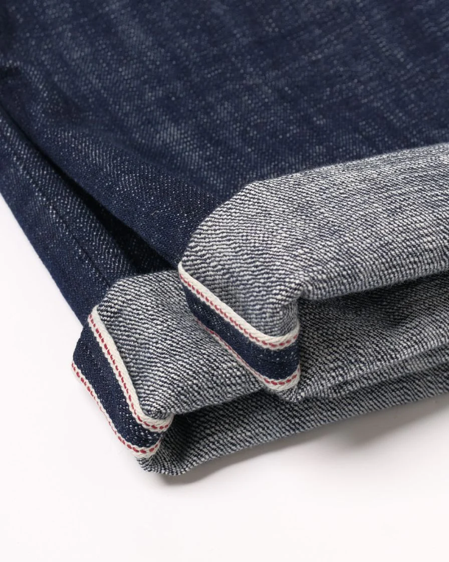 14.5oz Slubby Red-line Selvedge Raw Denim Jeans - Image 6