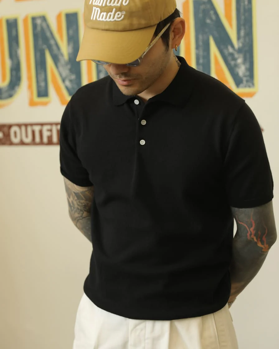Solid Colour Polo Shirt - Image 12