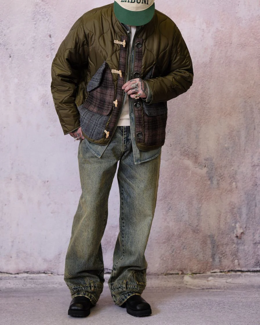 Spliced Tweed M-65 Liner Jacket - Image 3