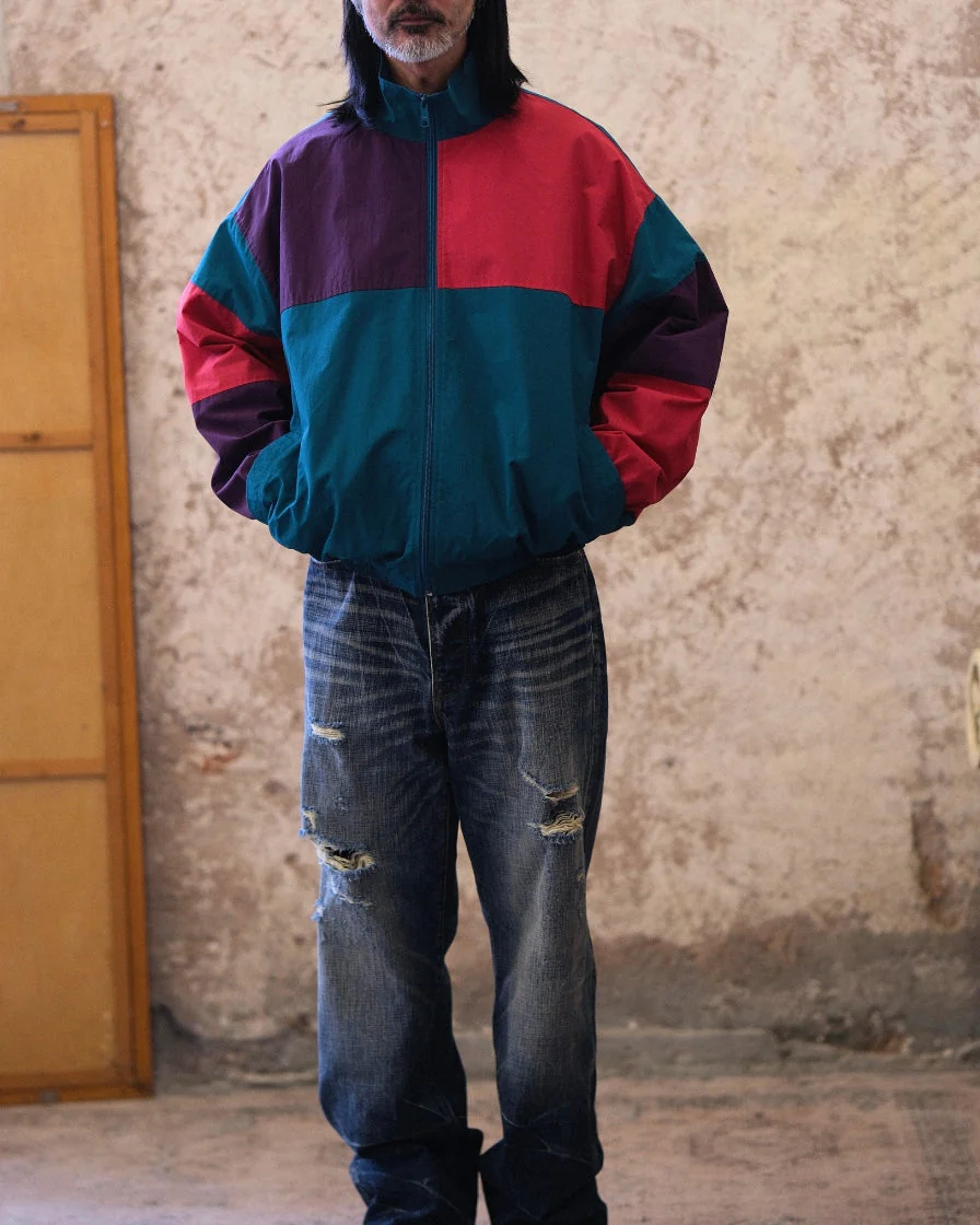 Spliced Windbreaker Jacket - Image 3