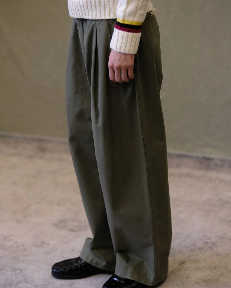 Strapped Pleated Chino Pima Cotton - Image 16