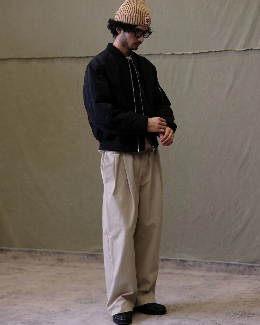 Strapped Pleated Chino Pima Cotton - Image 3
