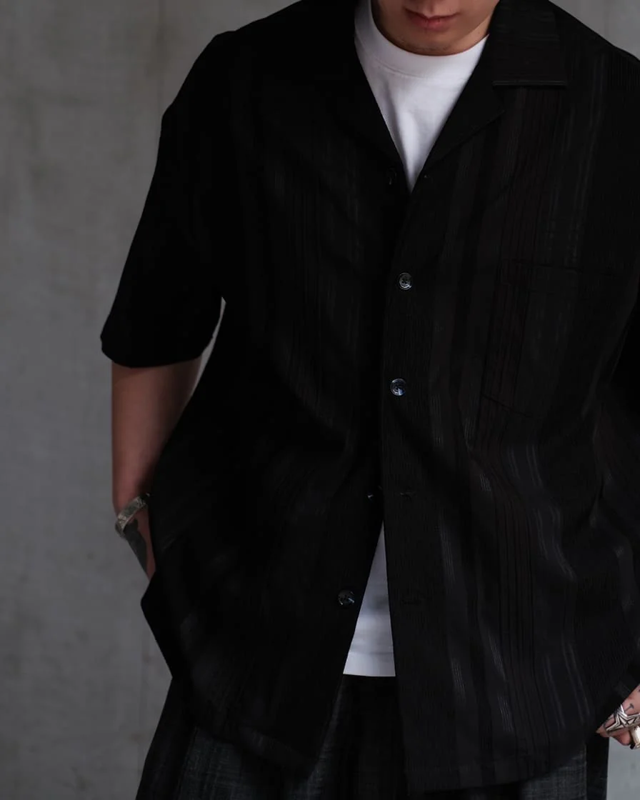 Striped Guayabera Shirt - Image 5