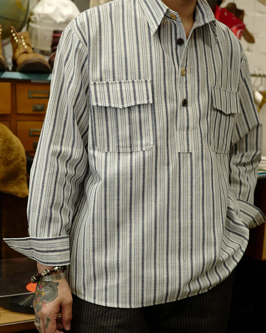 Striped Pullover Shirt - Image 3