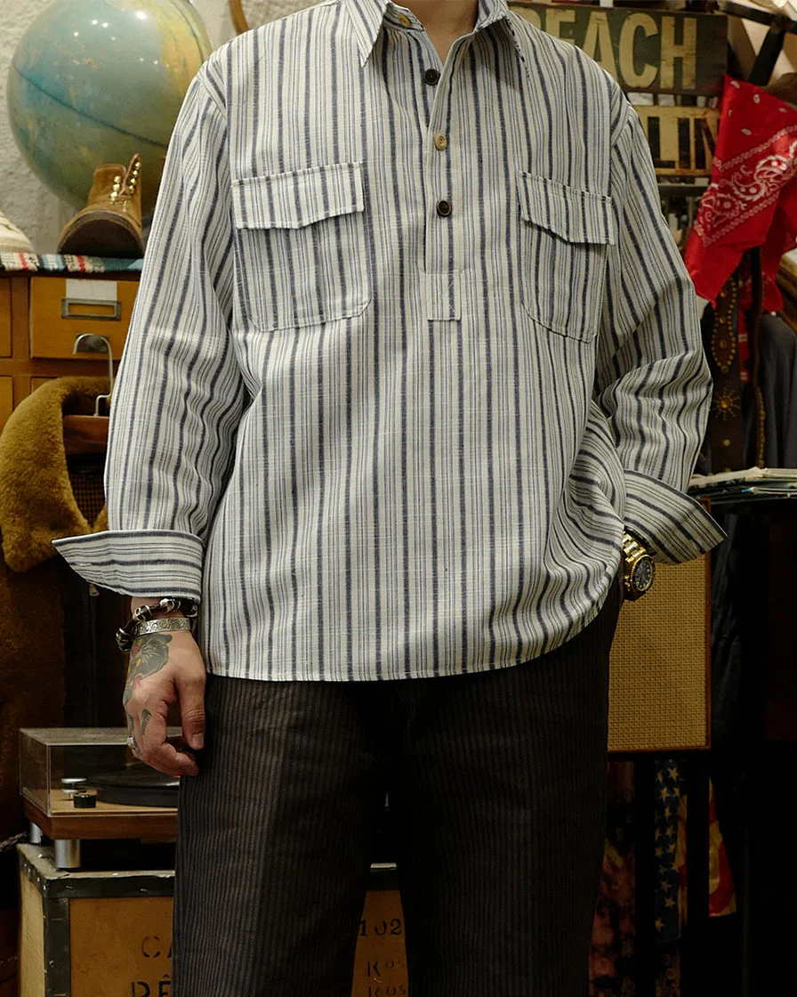 Striped Pullover Shirt - Image 4