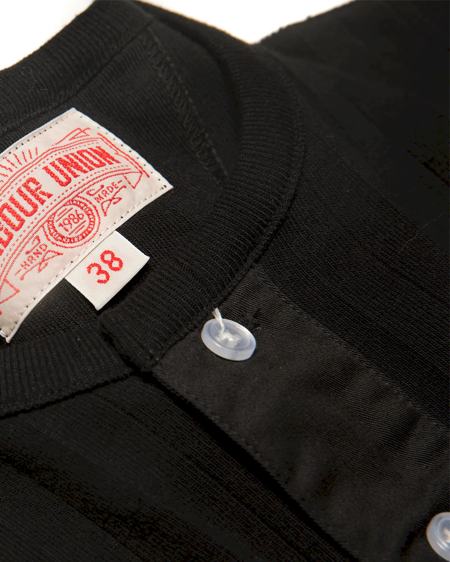 Striped Slim Fit Henley Shirt - Image 10