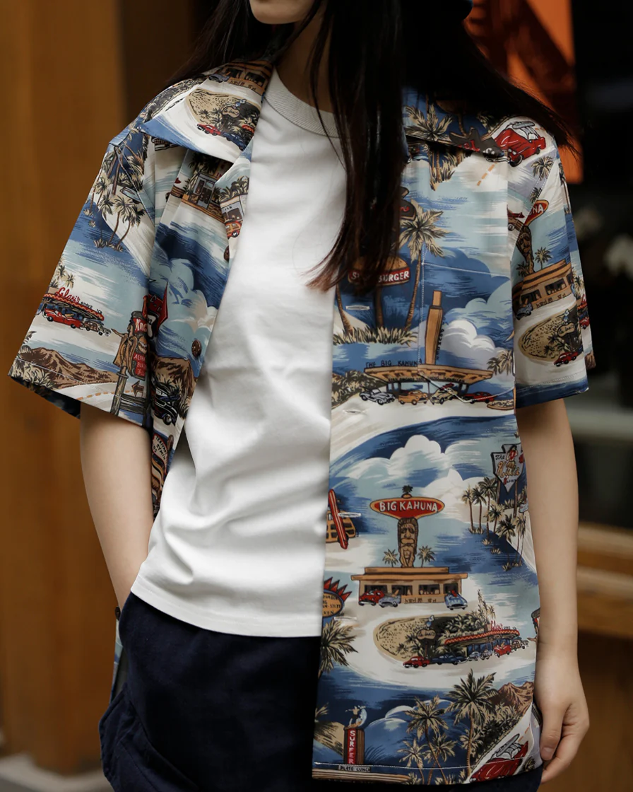 Surf Burgers Beach Aloha Shirt - Image 5