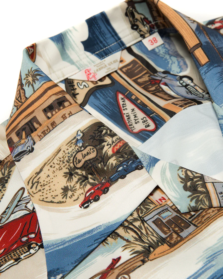 Surf Burgers Beach Aloha Shirt - Image 6