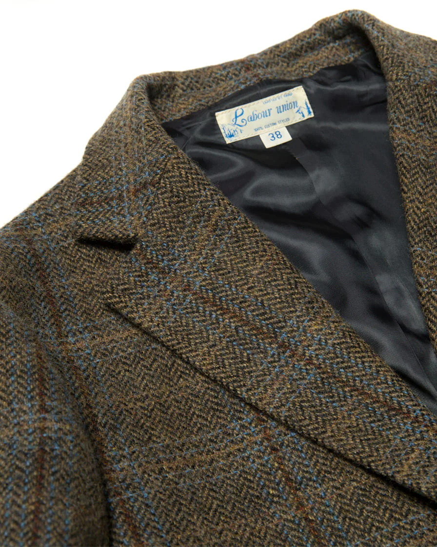 Tartan Shooting Blazer Grey - Image 4