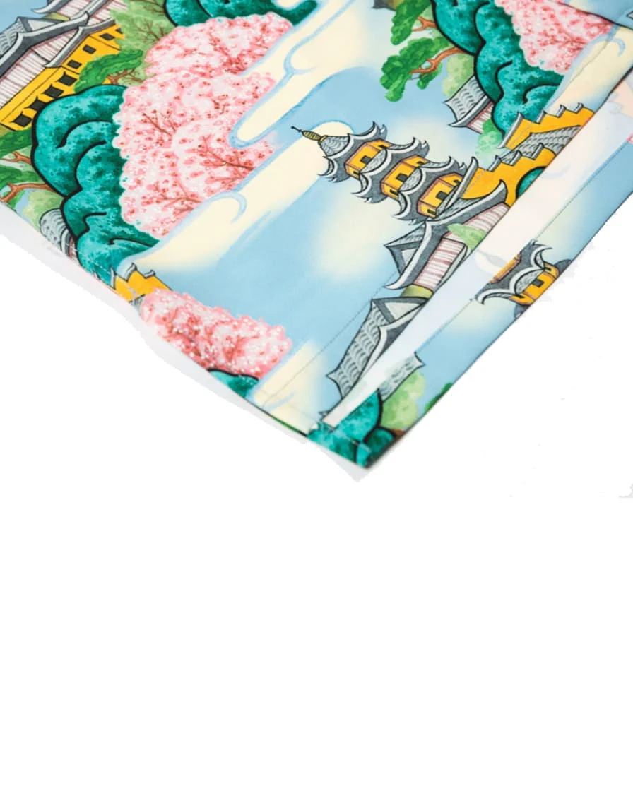 Temple Painting Printed Aloha Shirt - Image 7