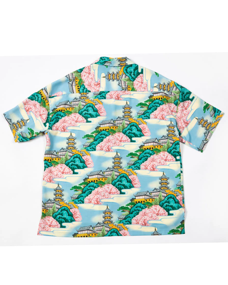 Temple Painting Printed Aloha Shirt - Image 9