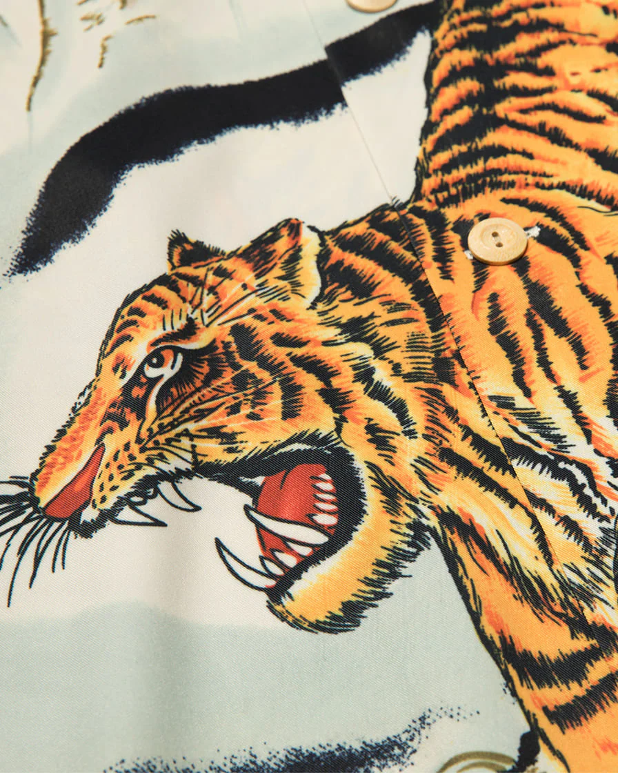 Tiger painting Hawaiian Shirt - Image 5