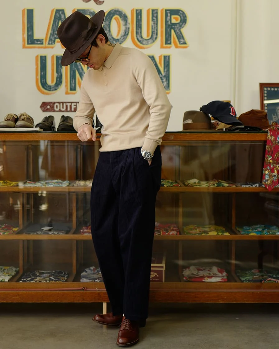 Two Tack Trousers Jacquad Corduroy - Image 8