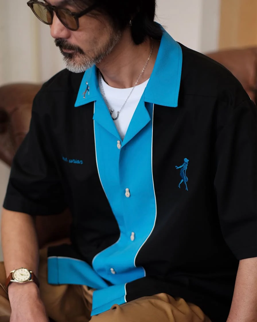 Two Tone Bowling Shirt - Image 4