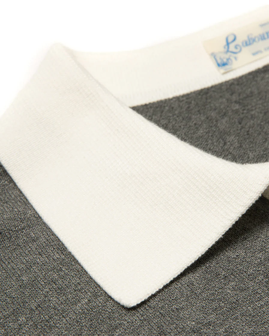 Two Tone Buttonless Polo Shirt - Image 16