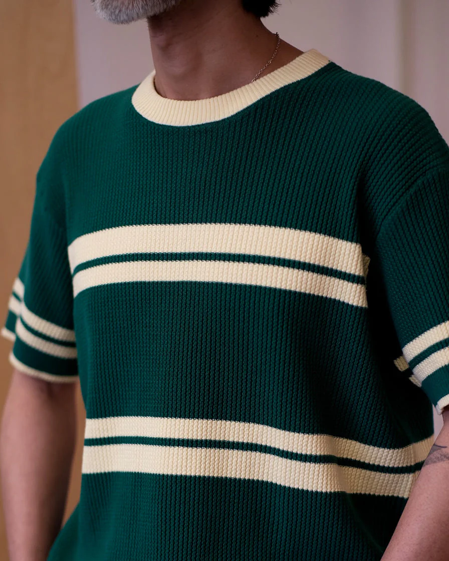 Two Tone Knitted Tee - Image 4