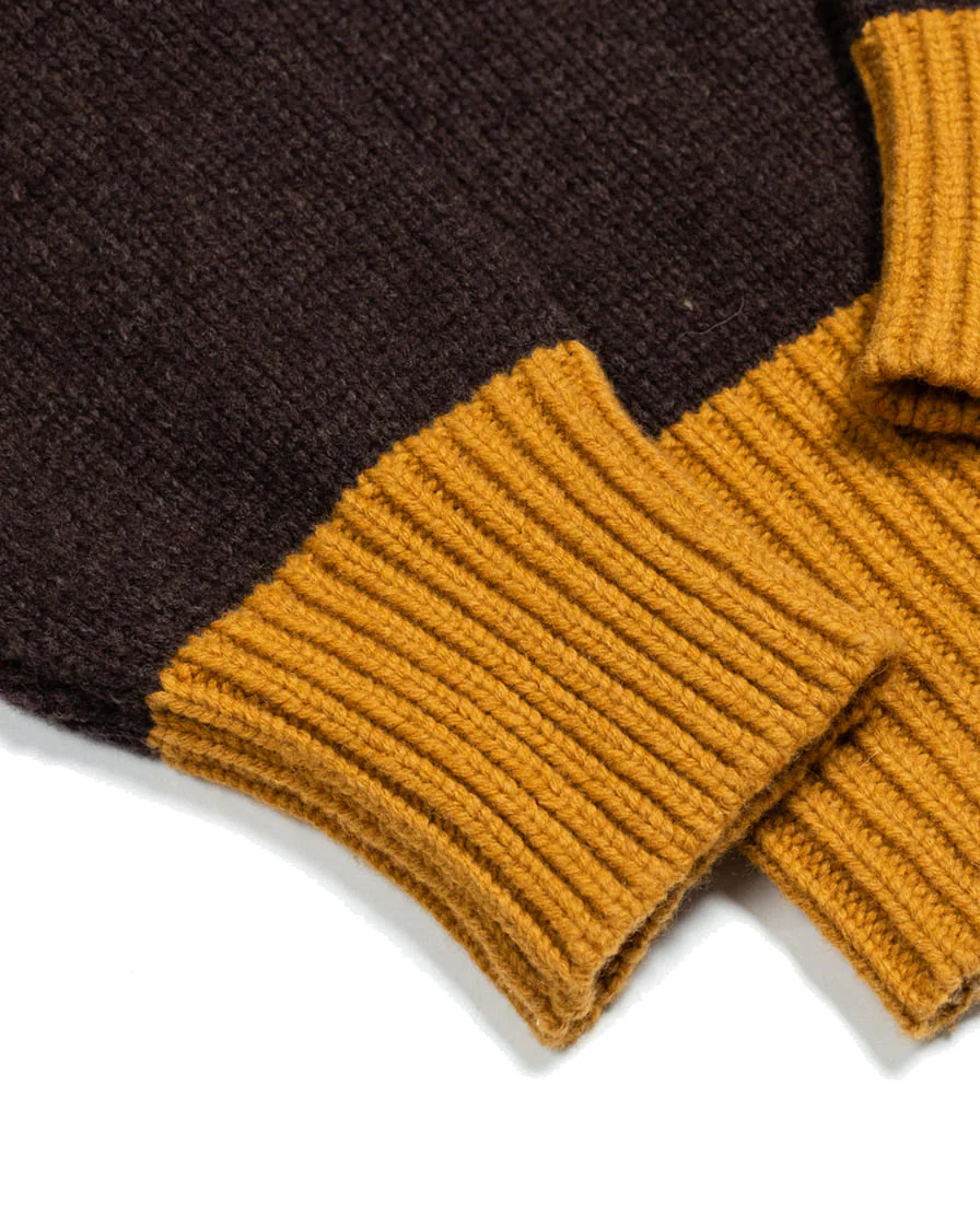 Two-tone Shawl Collar Jumper - Image 8