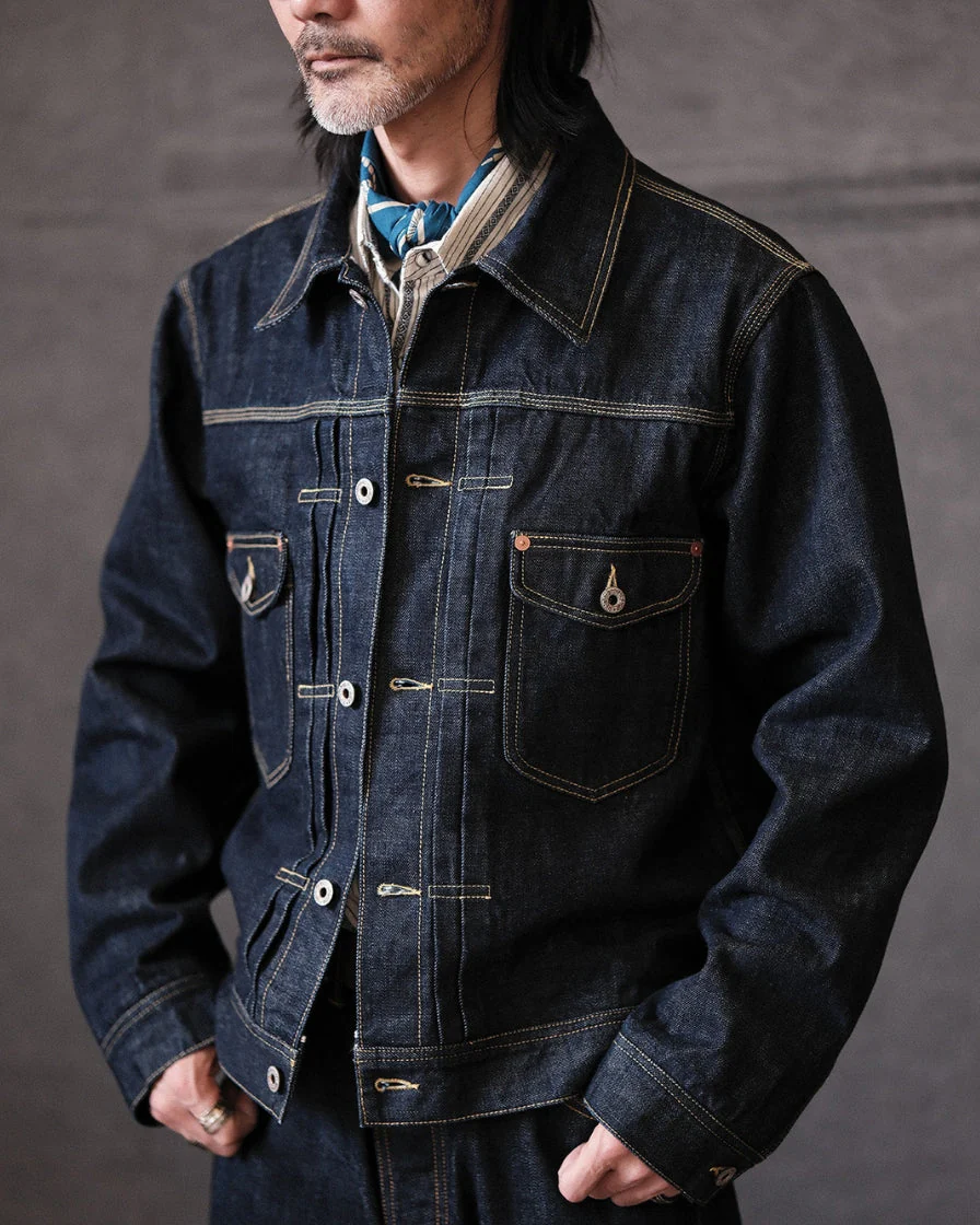 Type-II Raw Denim Redline Jacket - Image 2