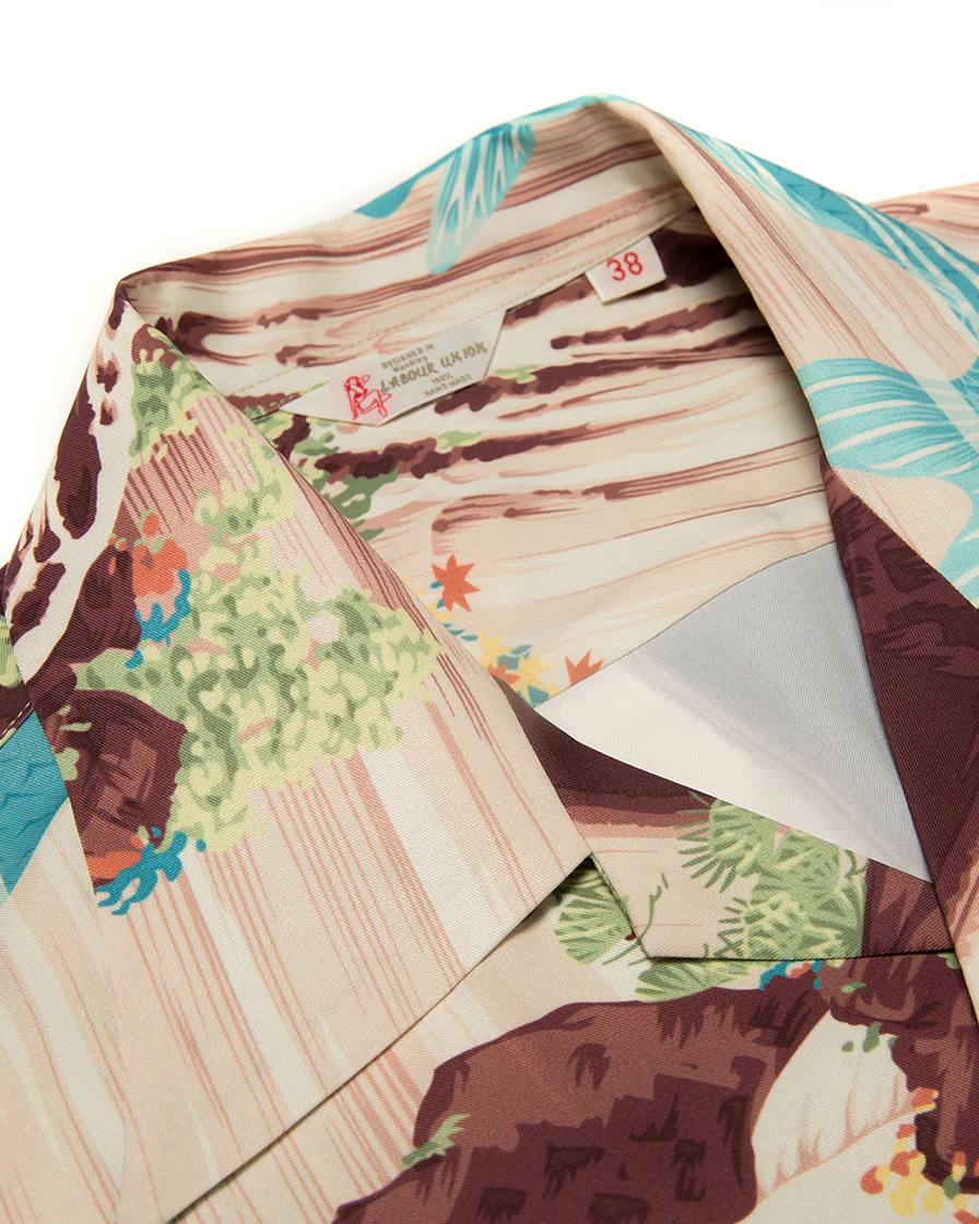 Ukiyo-e_Koi Fish Waterfall Aloha Shirt - Image 7
