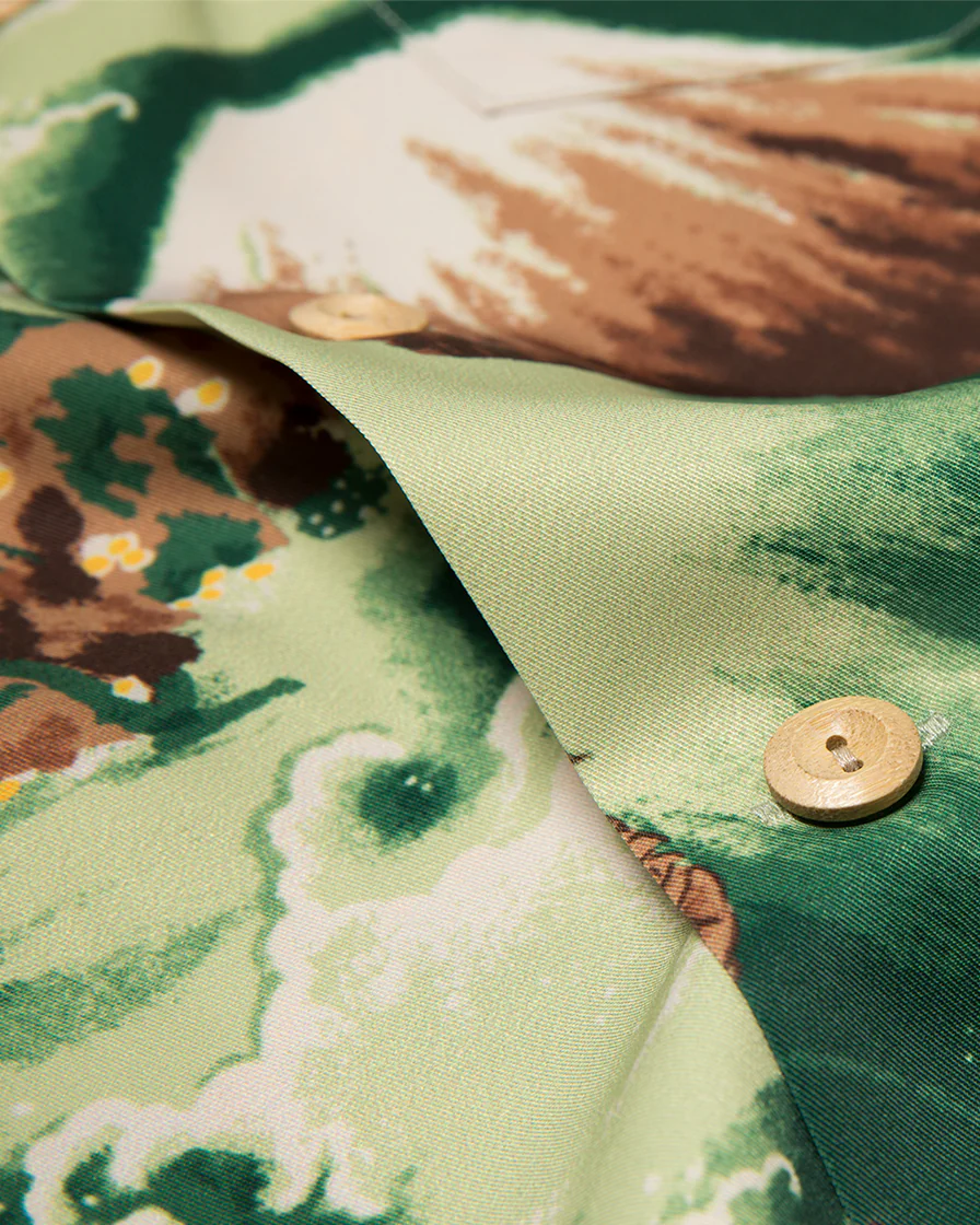 Ukiyo-e Mountain Falcon Aloha Shirt - Image 10