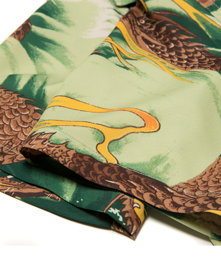 Ukiyo-e Mountain Falcon Aloha Shirt - Image 9