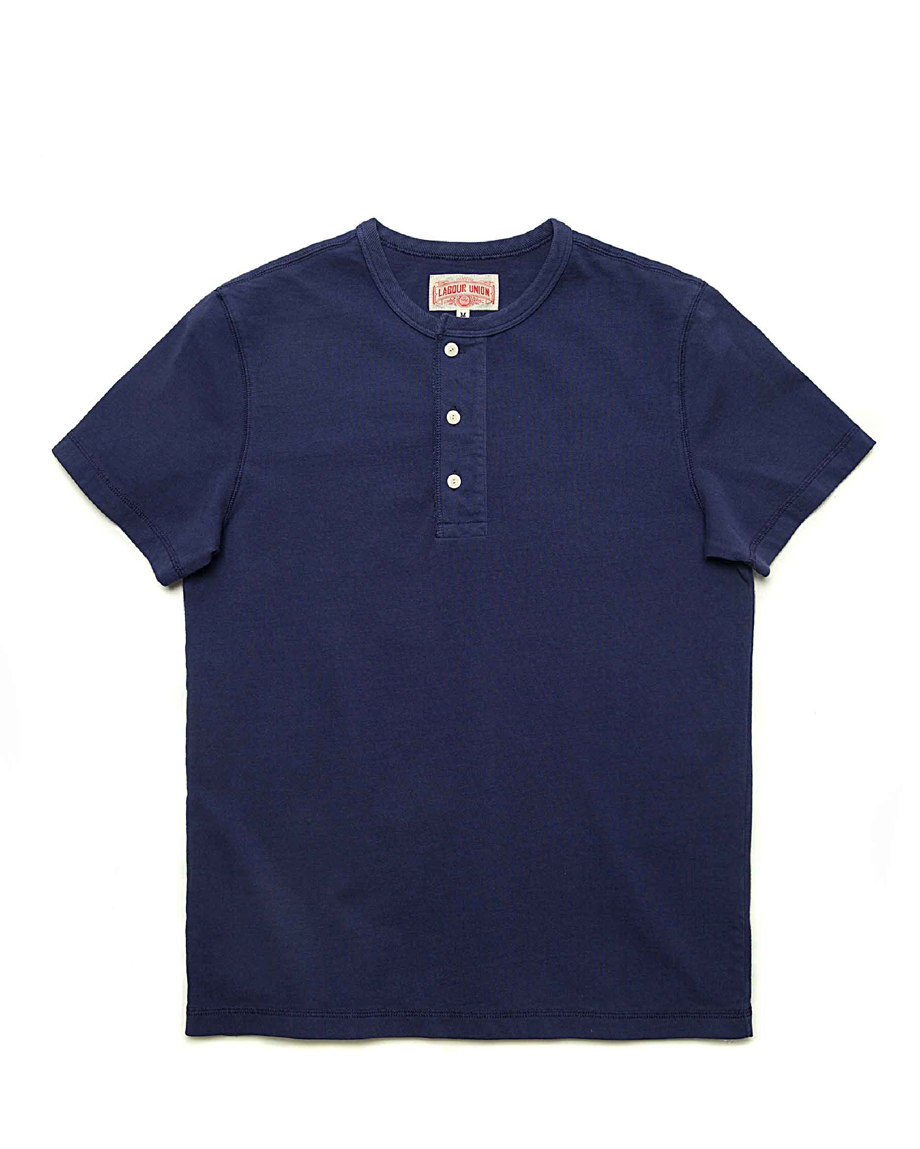 US Solid Color Henley Tee - Image 3