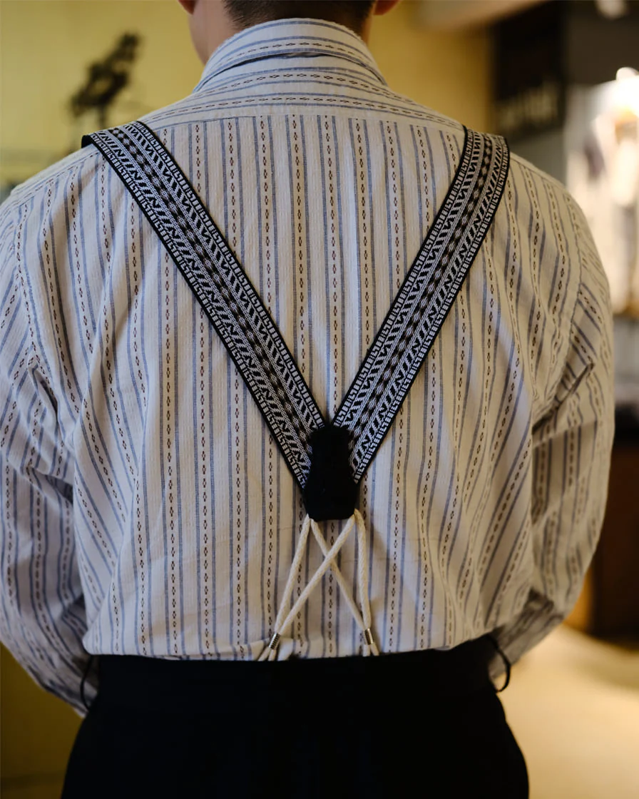 Vintage 'X' Back Suspenders - Image 3