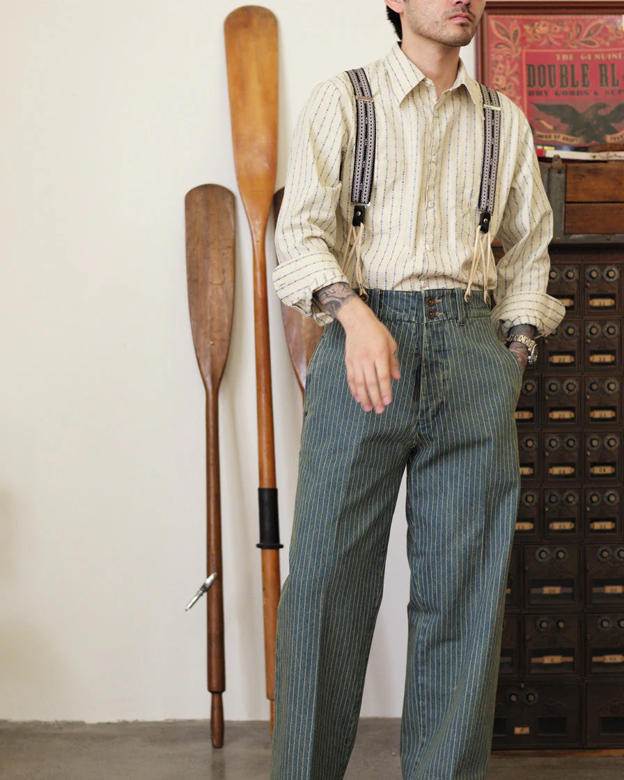 Washed Wabash Denim Trouser - Image 3