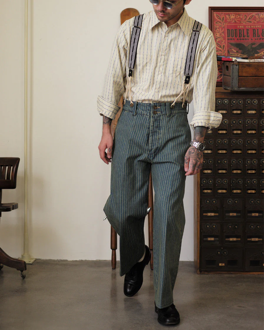Washed Wabash Denim Trouser - Image 4