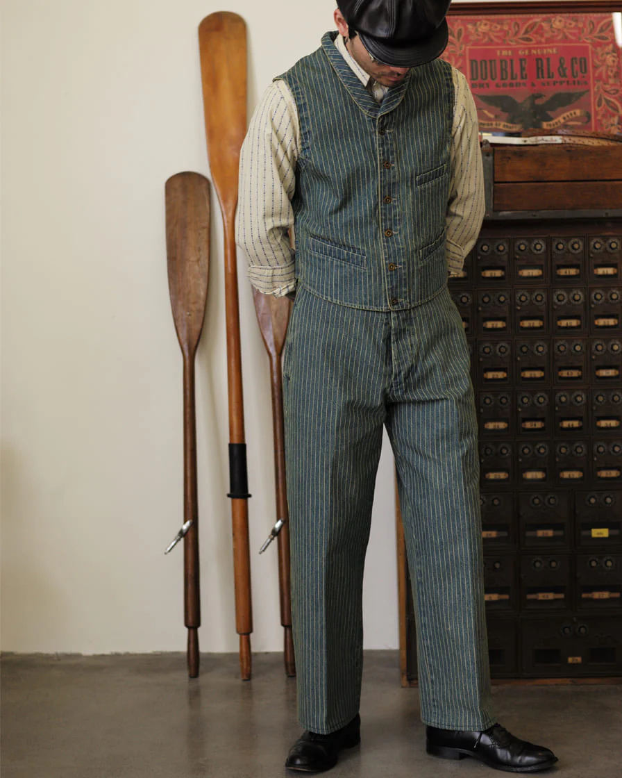 Washed Wabash Denim Vest - Image 3