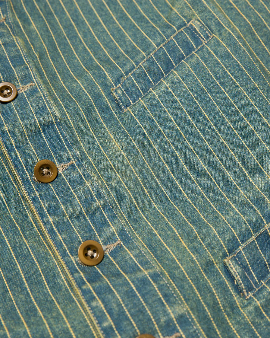 Washed Wabash Denim Vest - Image 7
