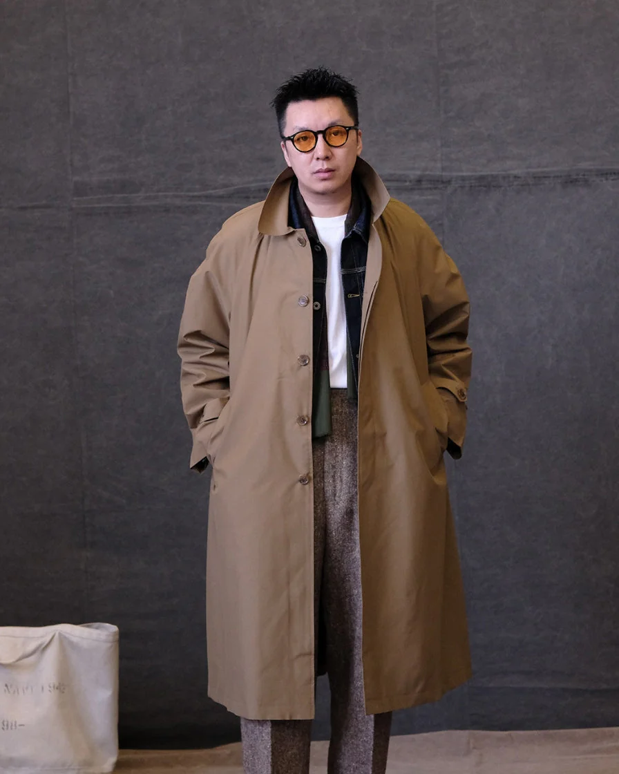 Water Repellent Balmacaan Overcoat - Image 11